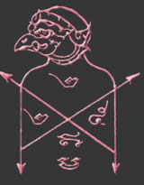 Sak Yant bird tattoo