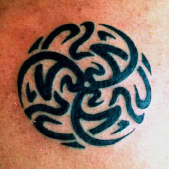 Celtic symbols tattoo