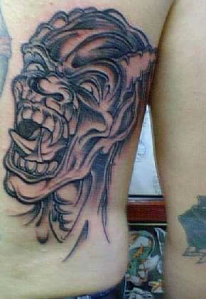 Großer Dämon Tattoo